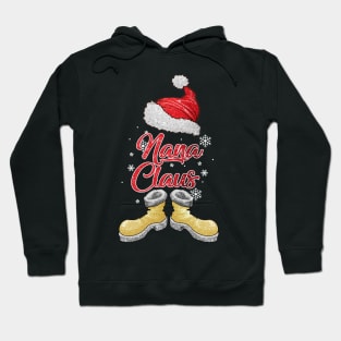 Santa Nana Claus Merry Christmas Matching Family Group Hoodie